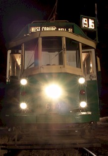 SW2 644 at Bylands terminus on Trams in the Twilight 2006. Photograph William Fedor