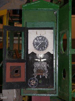 Bundy clock at TMSV's Bylands Tramway Heritage Centre. Photograph courtesy Russell Jones.